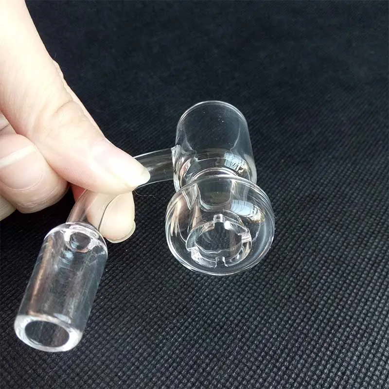 Кварцевый Terp Vacuum Banger Banger Pipe для курения ногтей Неуместный промокает до 10 мм 14 мм 18 мм для кальянов водные трубы стеклянные бонг