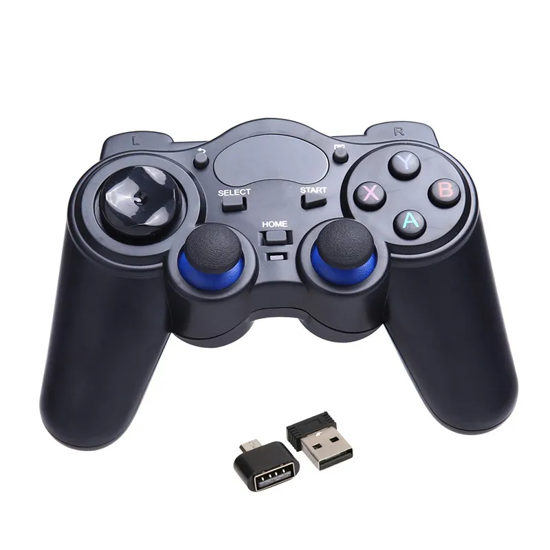 2.4g Trådlöst spel Gamepad Joystick Controller för TV Box Tablet PC GPD XD Android Windows med USB RF-mottagare spelkontroll