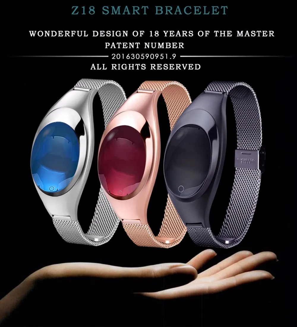 Smart bracelet z18 sales