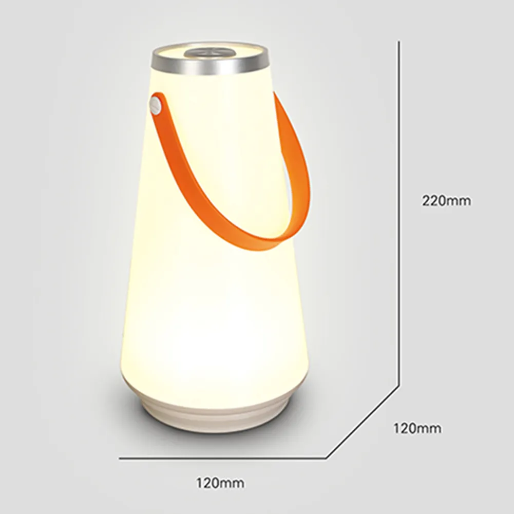 Creatieve Mooie Draagbare Draadloze LED Home Nachtlampje Tafellamp USB Oplaadbare Touch Switch Outdoor Camping Noodsituatie Licht