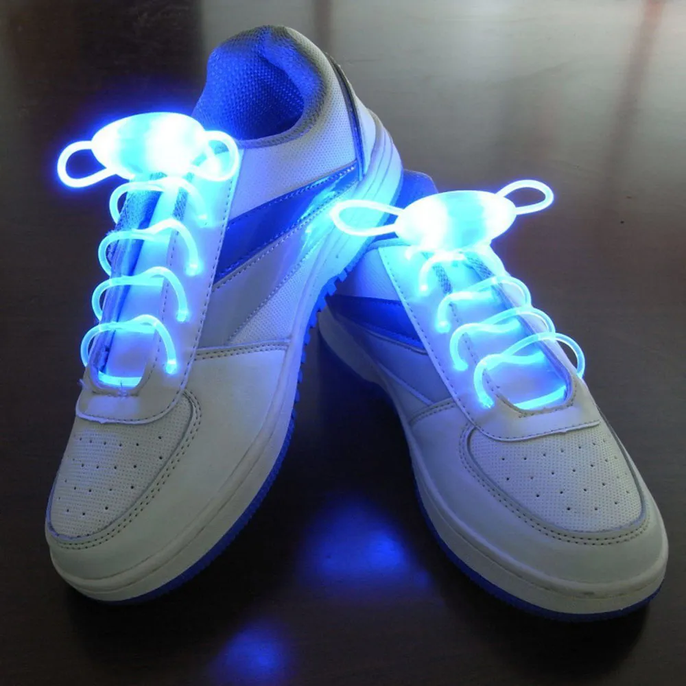 Gadget 3rd gen cool flashing light up Flash shoelaces étanche-hoestring 3 modes lacets de chaussures pour le patin de fête de danse du patinage Dhl FedEx livraison gratuite