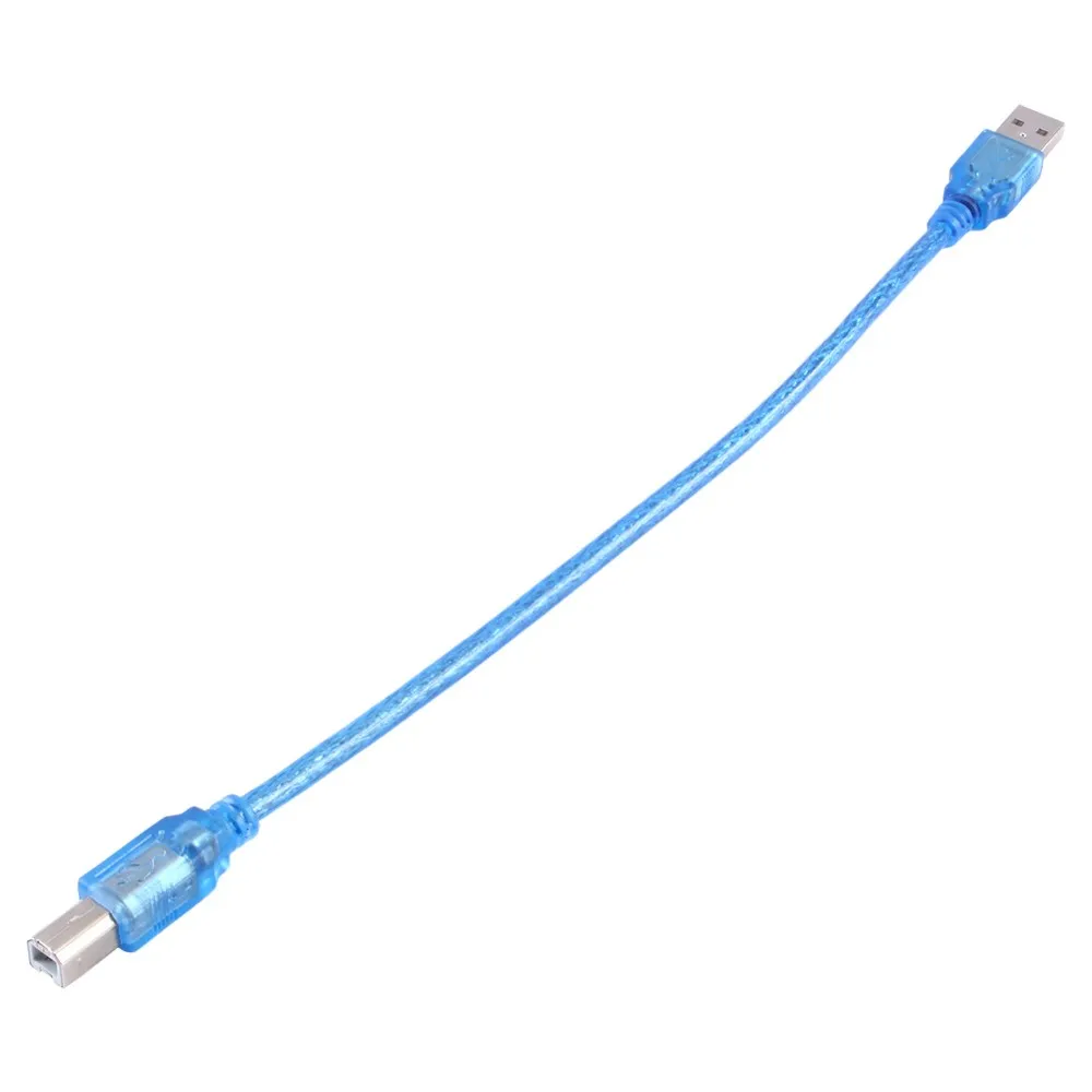 Rallonge de câble d'imprimante 30CM USB 2.0 A mâle à B mâle Câble d'ordinateur Câble Cordon Convertisseur Ligne de connecteur pour ordinateur PC Ordinateur portable