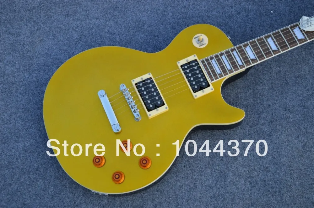 新しい到着ゴールドトップスラッシュシグネチャーエレクトリックギター在庫卸売送料無料2018