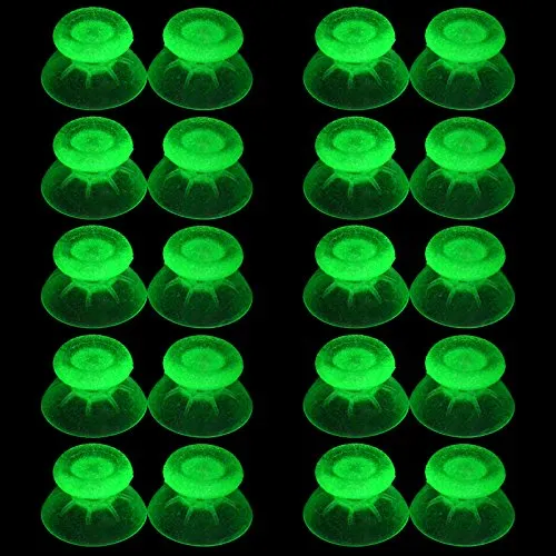 Glow in the Dark Thumbstick Thumbsticks 3D Analoge Joystick Cap Grip Sticks voor PS4 Slim Pro Controller Hoge kwaliteit SNEL SCHIP