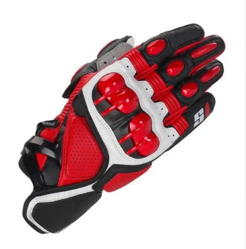 Leather Racing Glove S1 Motorcycle Gloves Driving Bicycle Cycling Motorbike Sports Moto Racing Gloves for Yamaha KAWASAKI Bike4383761