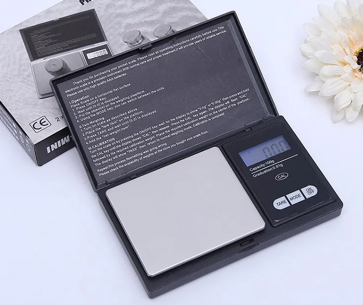 Mini Pocket Weighing Scales 0.01 x 200g Silver Coin Gold Jewelry Weigh Balance LCD Electronic Digital Scale Balance LLFA