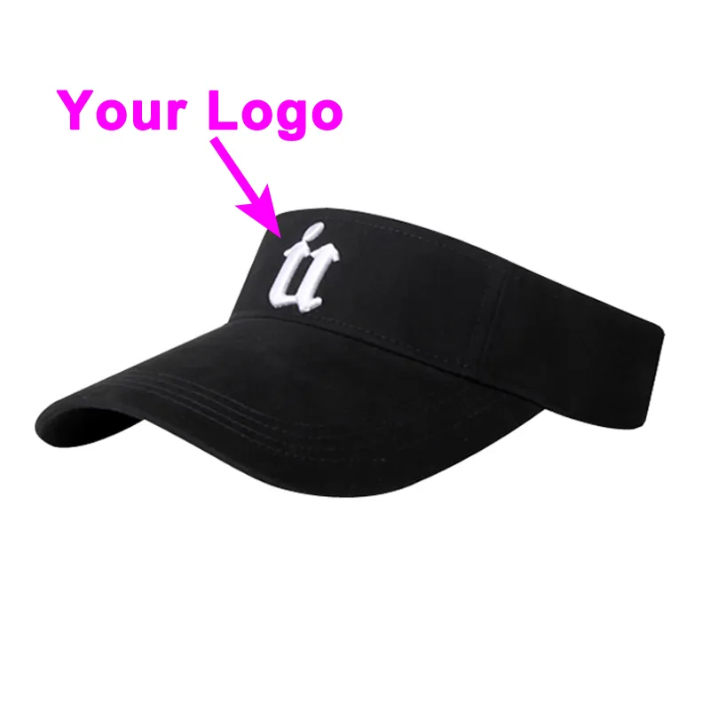 Cappello da sole senza corona 100% cotone berretto personalizzato da baseball regolabile per adulti di grandi dimensioni con visiera da golf da tennis spedizione gratuita