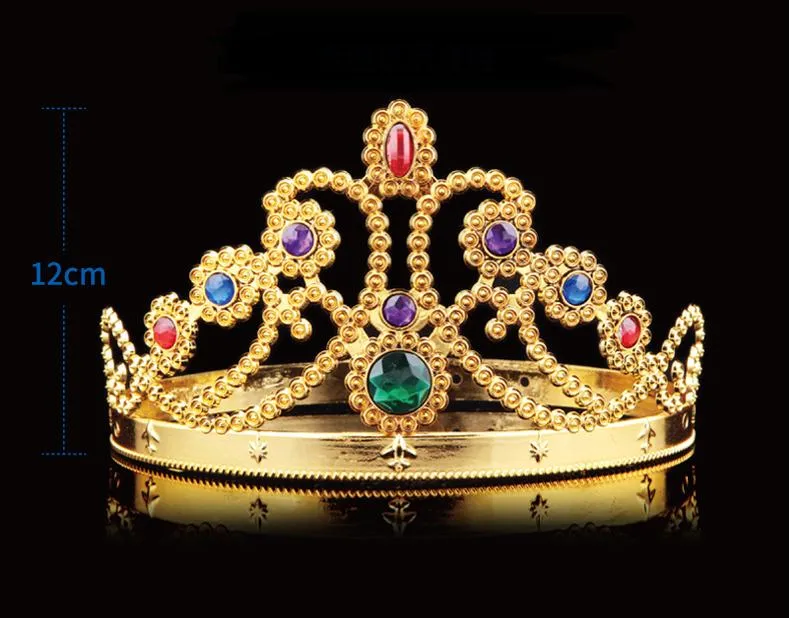 Luxe Roi Reine Couronne Mode Chapeaux De Fête Pneu Prince Princesse  Couronnes Chapeau De Fête Danniversaire Or Argent 2 Couleurs Avec OPP Sacs  SN1633 Du 1,2 €
