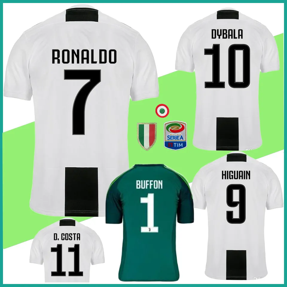 Nuevo 2019 RONALDO JUVENTUS Jersey De Fútbol 18 19 JUVE 2018 Local