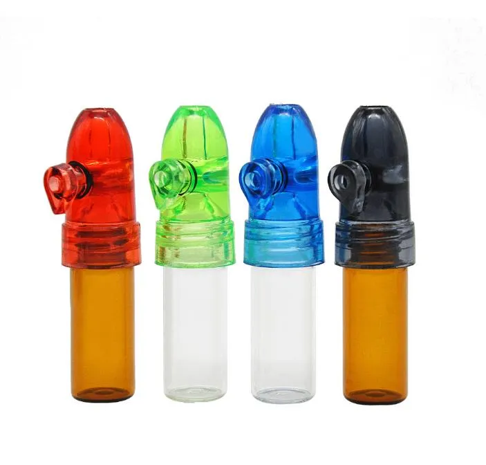 Bottiglia di tabacco da fiuto di plastica 67 mm bottiglia di conservazione del tubo di plastica di alta qualità