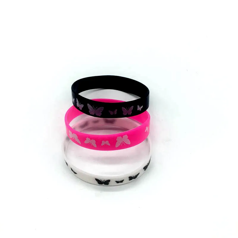 Nouvelle vente directe en gros gelée Silicone Bracelet Bracelets en caoutchouc élastique pour hommes femmes bijoux accessoires de mode manchette cadeaux