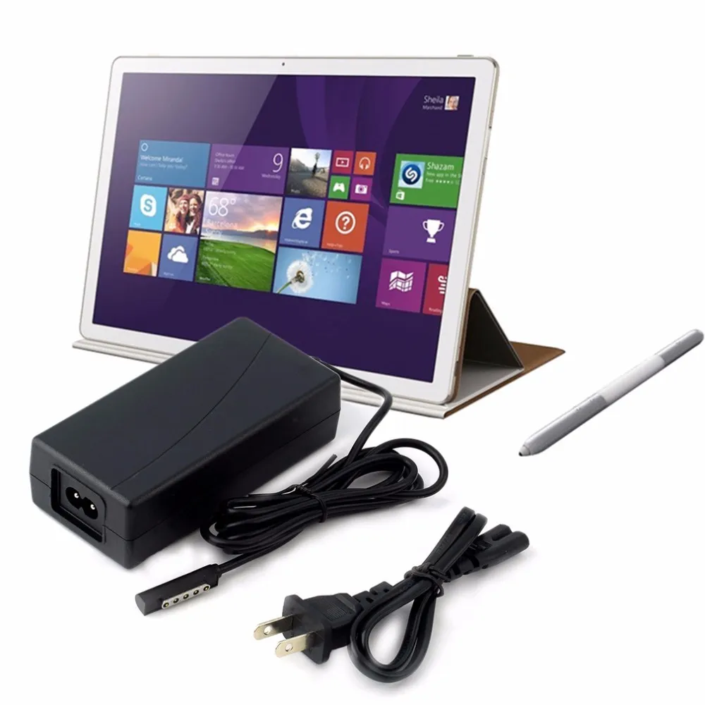 Freeshipping US Plug 45W 3.6A AC Power Adapter Wall Charger For Microsoft Surface Pro 1 & 2 10.6 Windows 8 Tablet Wholesale