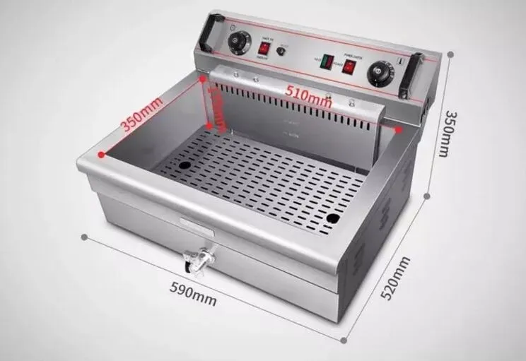 20L Big Electric Deep Fryer Machine Kfc 72 710 DHgate