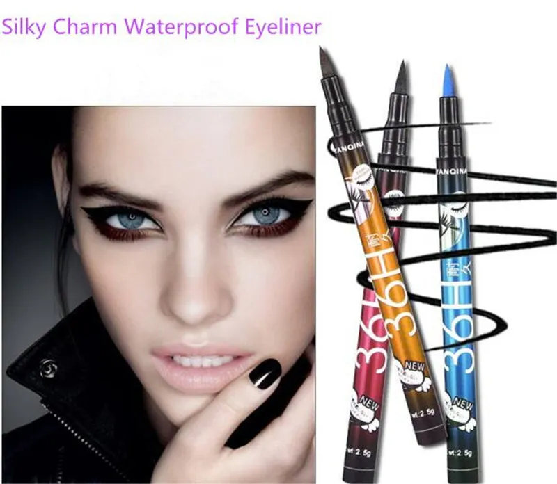 Bâton Longue Durée Shimmer liquide eyeliner Beauté Maquillage étanche Eyeliner Stylo 4 Couleurs pour choisir Crayon Pour Les Yeux Cosmétique