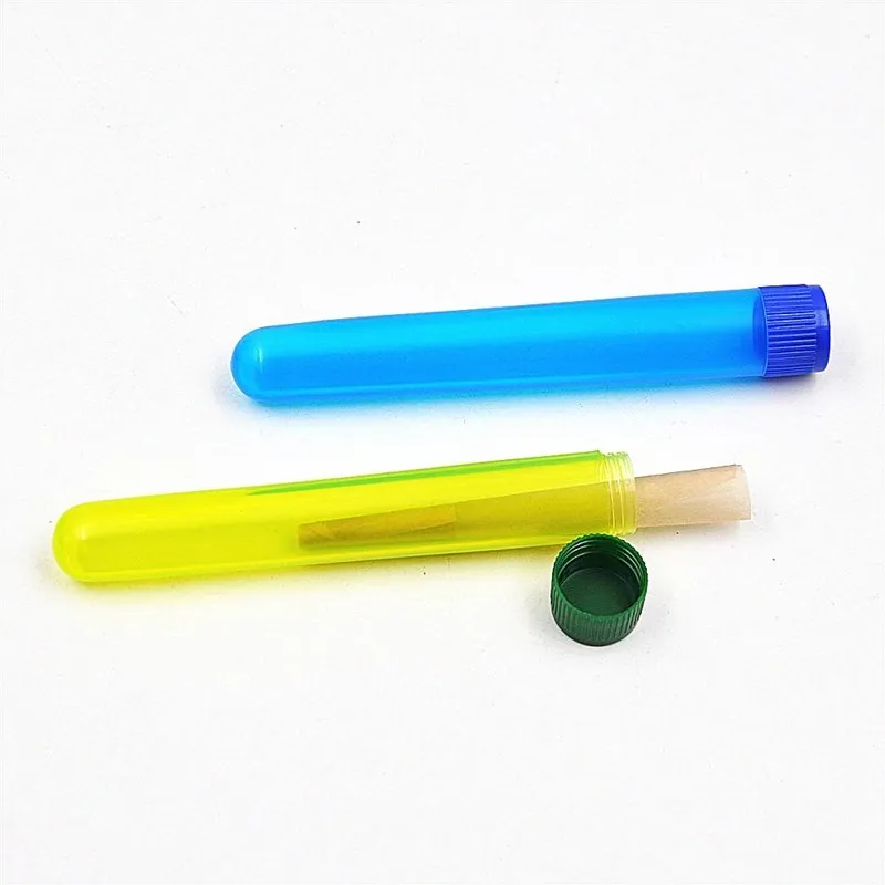 Doob Cones Tube Cigarette Storage Case Airtight Packaging Vial Tube Waterproof Pill Box for Rolling Papers