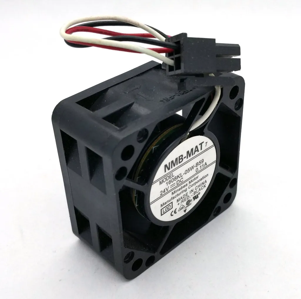 Nuovo Originale NMB 1608KL-05W-B59 L0D DC24V 0.11A 40x40x20MM 3 Linee Ventola di Raffreddamento Inverter