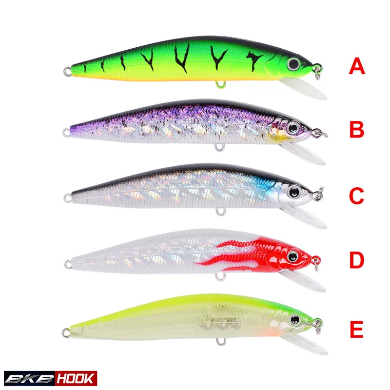 Brand Classic ABS-Kunststoff-Minnow-Laserköder, 2 BKB-Haken, 145 cm, 25 g, Salzwasser-Angeln, Wobbler, Bass-Wobbler-Köder4181143