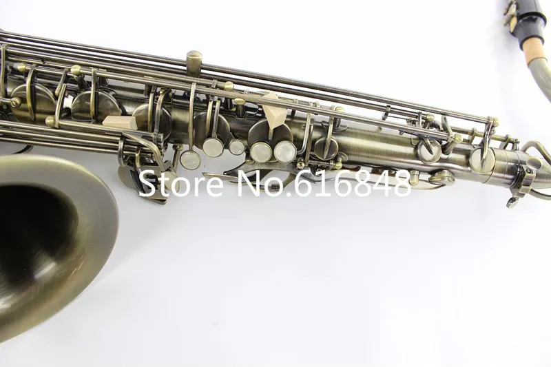 Livraison Gratuite Nouveaux Instruments De Saxophone Ténor Instruments En Cuivre Sax Ténor En Cuivre Antique Avec Embouchure Logo Personnalisable