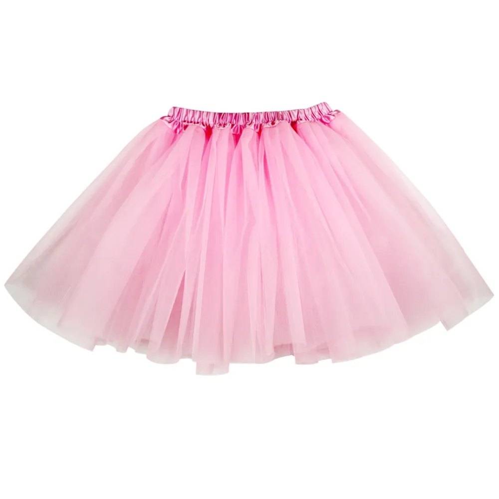 Fashon Женщины 3 Слои Органза Tulle Tutu Юбка Юбка Party Performance Девушка TUTU Petticoat