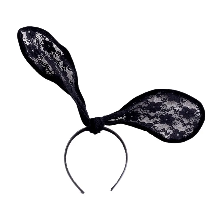 Spitzen-Hasenohren-Stirnband für Damen und Mädchen, Hasenohren, Hochzeit, Weihnachten, Mitbringsel