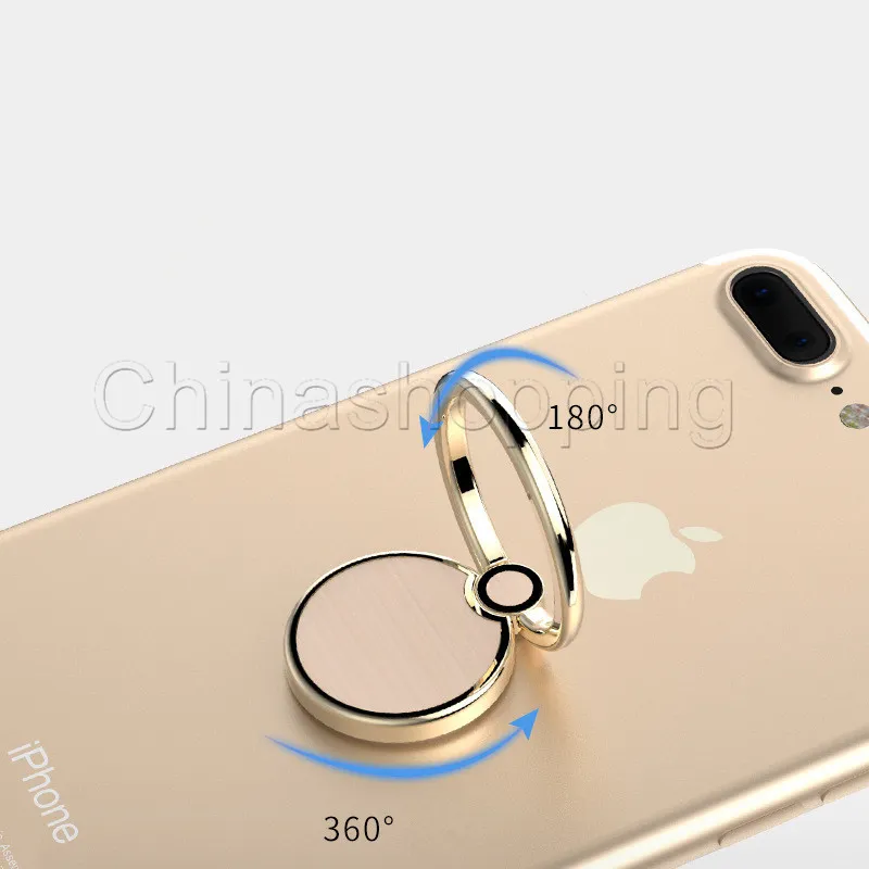 Ring Finger Phone Holder 360 Degree Magnet dedo aperto Telefone Magnetic Stands Anel Stent Para Car Usando Para iPhone X 8 7 6 Plus