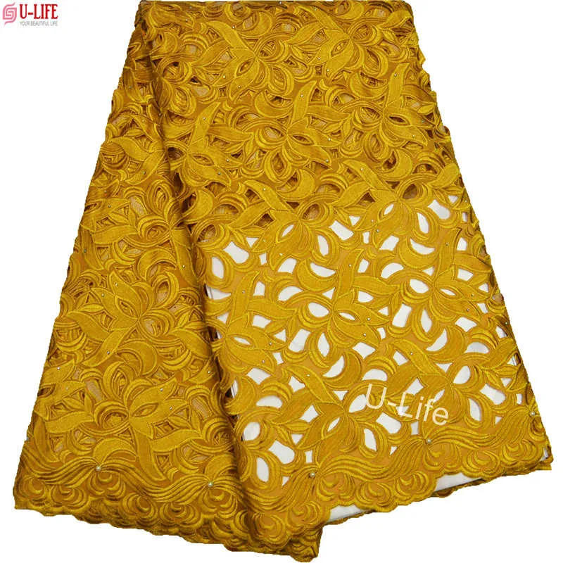 High Quality Hand Cut Cotton Lace Fabrics Embroider African Swiss Lace ...