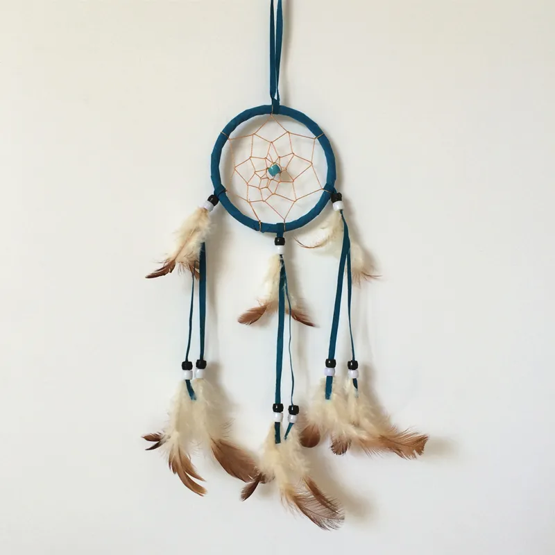 Small dream catcher feather decor home hanging party decorations mixed whosale