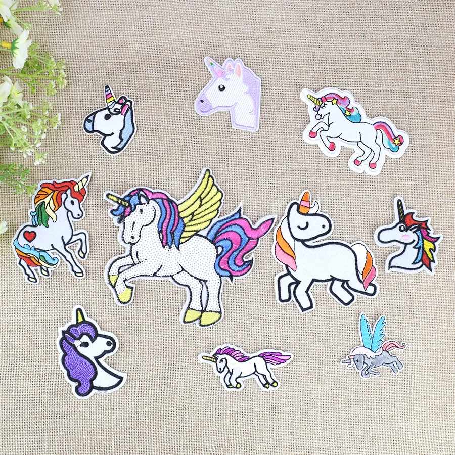 Patch Sticker，Aplique de Unicornio,Parche Unicornio,Parche de