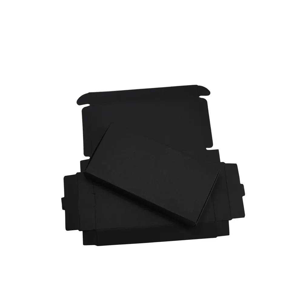 13 3 6 8 1 8cmジュエリーパールパッケージブラッククラフトペーパーバースデーパーティーキャンドルデコレーションボックスキャンディギフトボックスチョコレートパッキングcardb287f