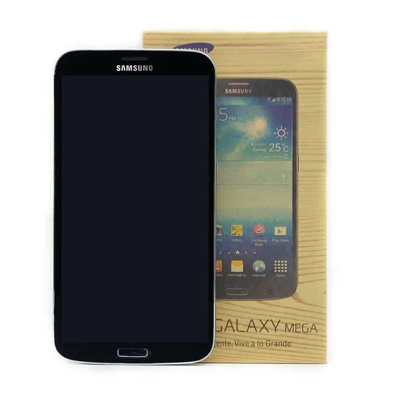 6.3 inch Originele Samsung Galaxy Mega 6.3 I9200 Ontgrendeld Telefoon Dual Core 1.7 GHz 1.5 GB RAM 16 GB ROM 8MP gerenoveerde telefoons
