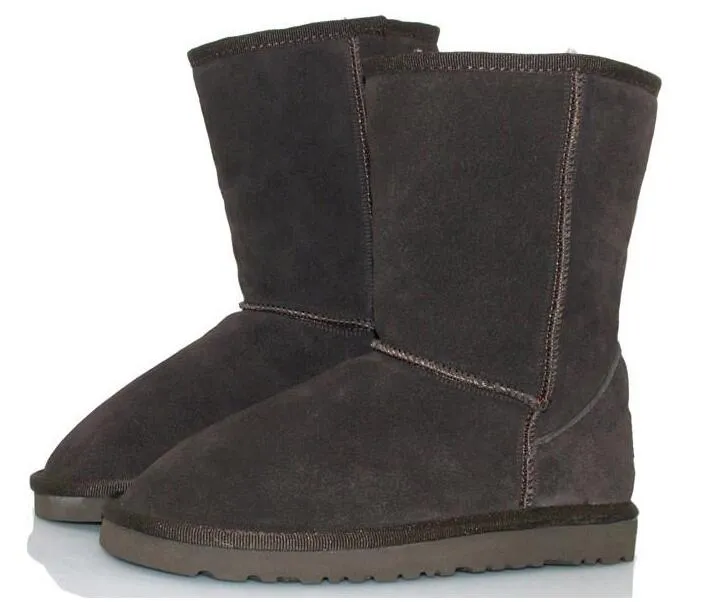 Envío DORP WGG5825 Botas de nieve de estilo clásico de eje corto para mujer Estilo de moda de invierno Establo cálido Con bolsa de polvo certificada