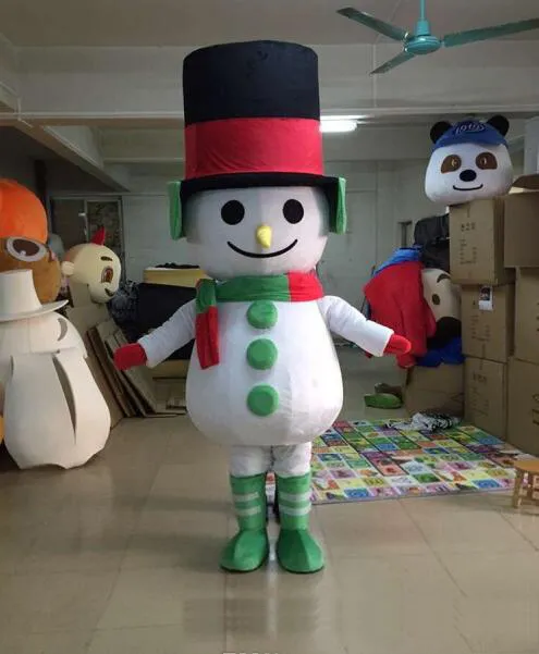 La mascotte del pupazzo di neve materiale EVA di vendita calda 2018 Costumes l'abito da passeggio del fumetto