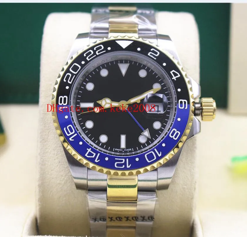 8スタイルの高級高品質腕時計バットマン40mm GMT 116710 116710Ln 116713 116713 116719 18Kゴールドアジア2813機械式自動メンズウォッチ