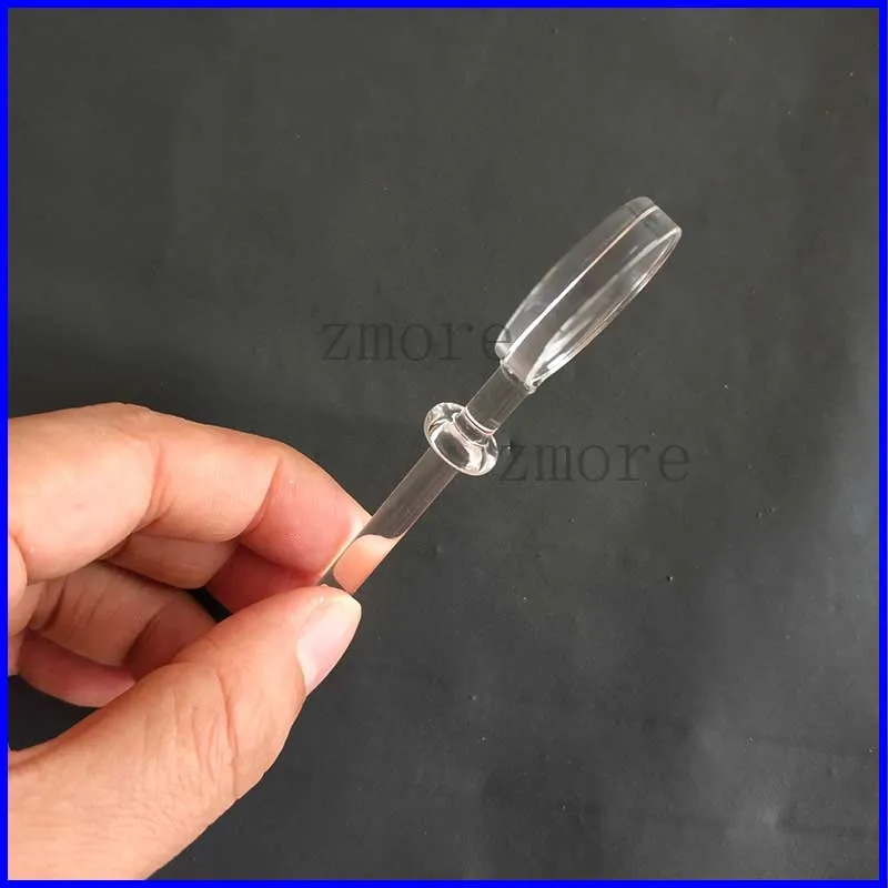 Banger Carb Cap Dabber Hookah med OD 25mm 6mm tjock kolhydrat Cap Quartz Clear Lollipop Style Quartz Nail For Quartz Banger Nails