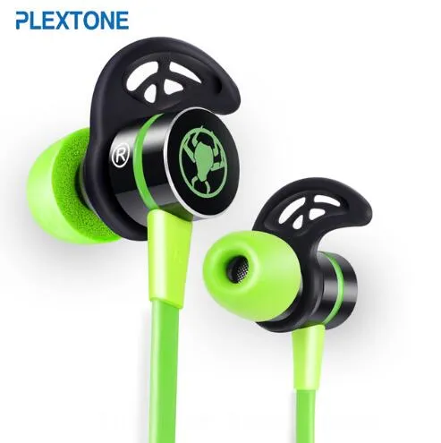 Mobiele telefoon-oortelefoon Plextone G20 oortelefoon met microfoon Bedraad Magnetische gaming-headset Stereo bas-oordopjes Computeroortelefoon voor sport