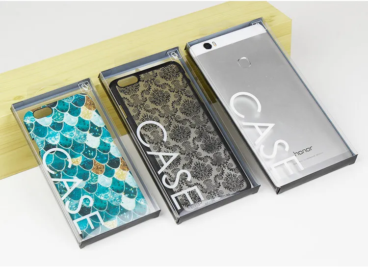 Blister-PVC-Kunststoffverpackungsbox für Handyhüllenpaket für Samsung S8 Kunststoffverpackung für iPhone 8