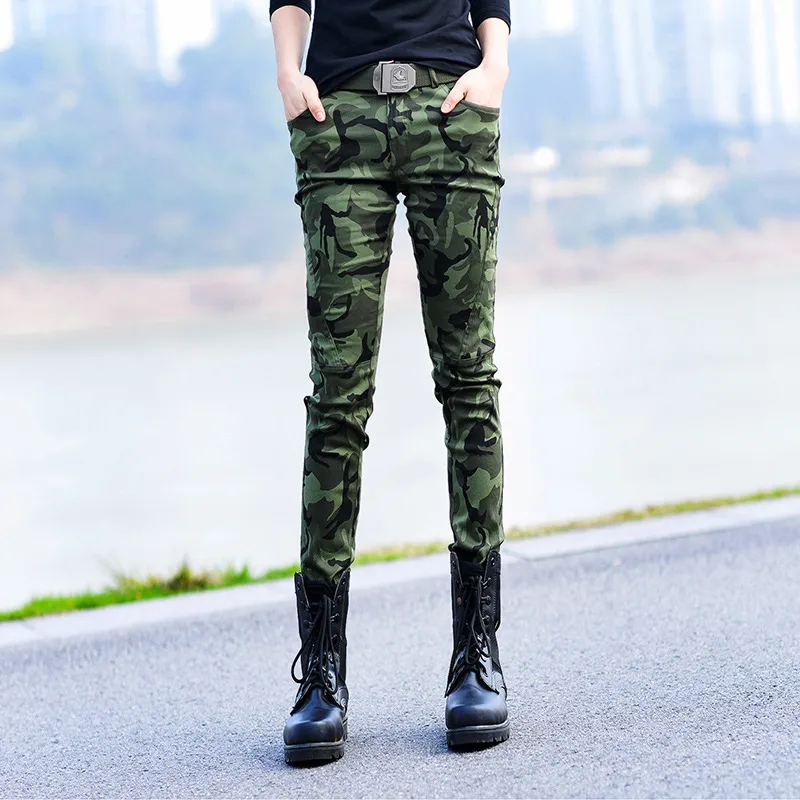 Succesvol Een trouwe Premedicatie Dames Casual Military Camouflage Broek Leger Groen Stretch Skinny Cargo  Broek Camouflage Broeken Voor Army Pantalon Femme Van 30,58 € | DHgate