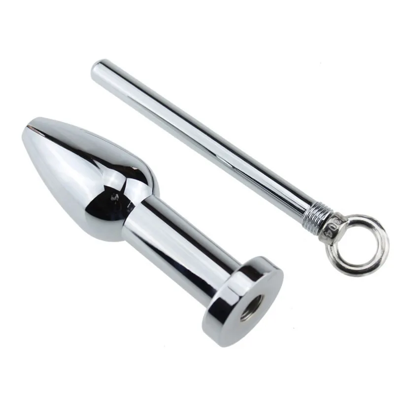 Avtagbar Metal Anal Butt Plug Sexleksaker För Anal Onani Enema Dildo Anal Pärlor För Män Kvinnor Fetisch Sexprodukt för Par