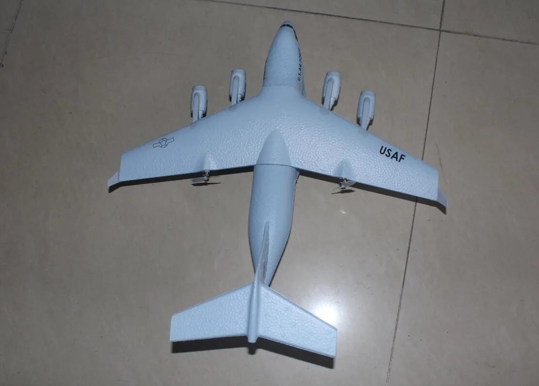 2CH C-17 C17輸送翼パン373mm EPP DIY RC飛行機RC TOYS飛行機ブラシ2.4GHz軸ジャイロRTFおもちゃ平面