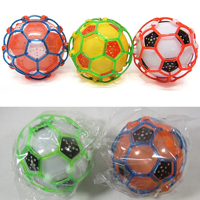 Iluminação levou luz dança pulando futebol música saltando dançando bola criança engraçado brinquedo louco bolas mágicas