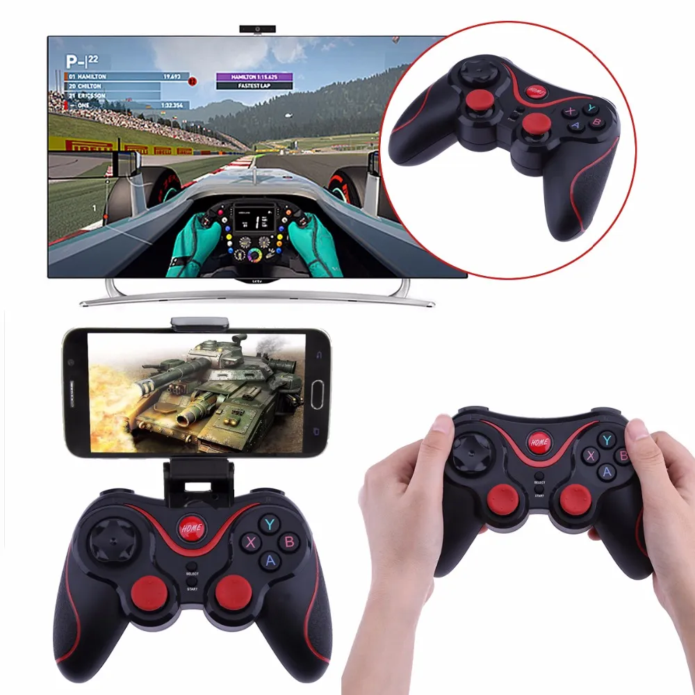 X7 Bluetooth Android 무선 게임 패드 Android/PC/Mimu TV Box/MIMU TV 조이스틱 2.4G Xiaomi 전화 용 JoyPad 게임 컨트롤러