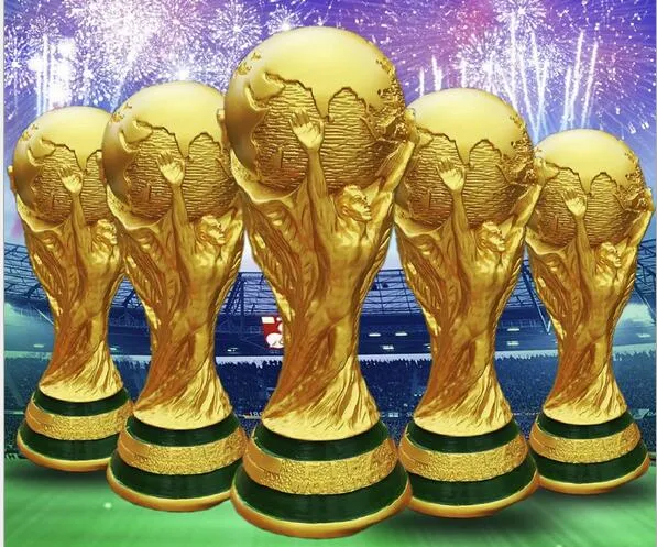 Titan Cup Artware Résine Modèle 21cm 27cm 36cm 44cm Trophée de football de la coupe du monde de Russie Fans Cadeau souvenir DHL Livraison rapide! Soutenez votre équipe !!