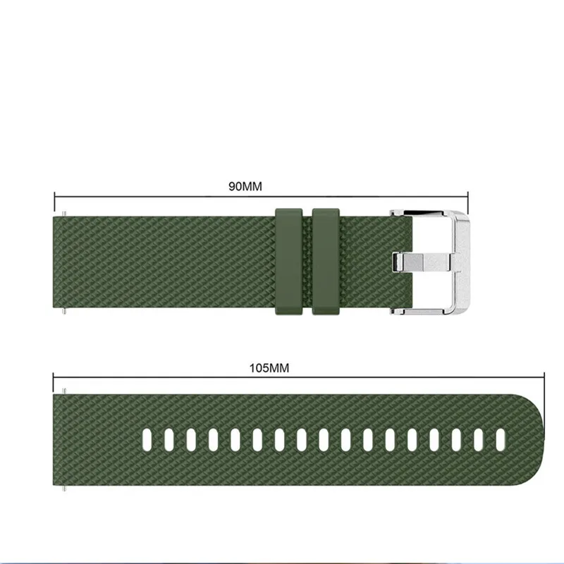 20mm Bracelets de Montre,Band Silicone Bracelet pour Garmin Venu Sq