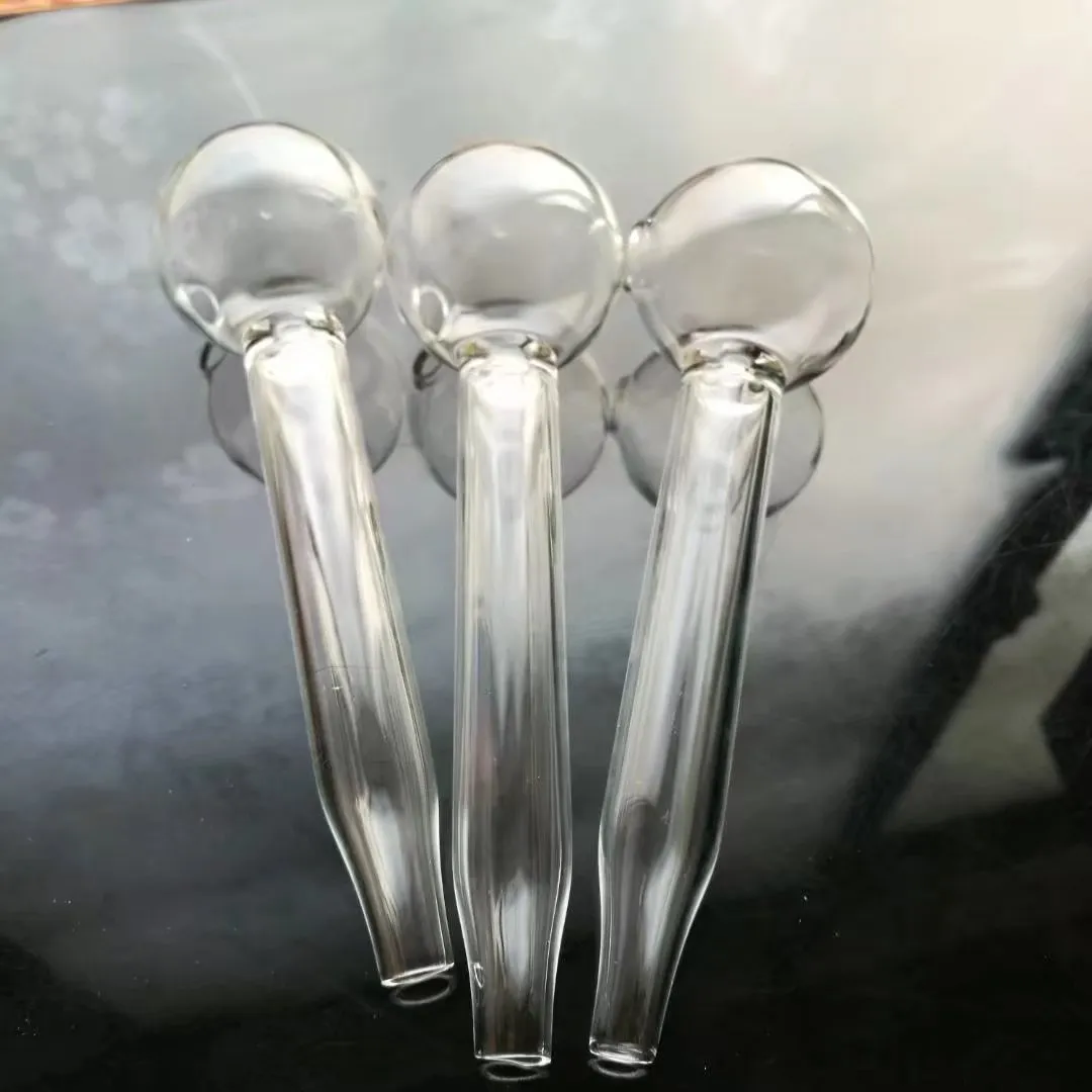 Super Bubble Pipe En Verre Transparent Bongs En Gros Tuyaux De Brûleur À Huile Conduites D'eau Pipe En Verre Plates-formes Pétrolières Fumer