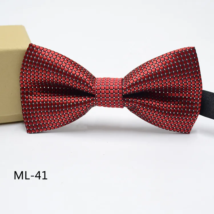 Przystojny Bowtie Mens Sukienka Krawat Tanie Ślub Biznesowy Formalny Kępka Solidna Smokingowa Krawat Dla Mężczyzn Krawat Krawata Elegancka Tkana Długość 12 CM Szerokość 6cm