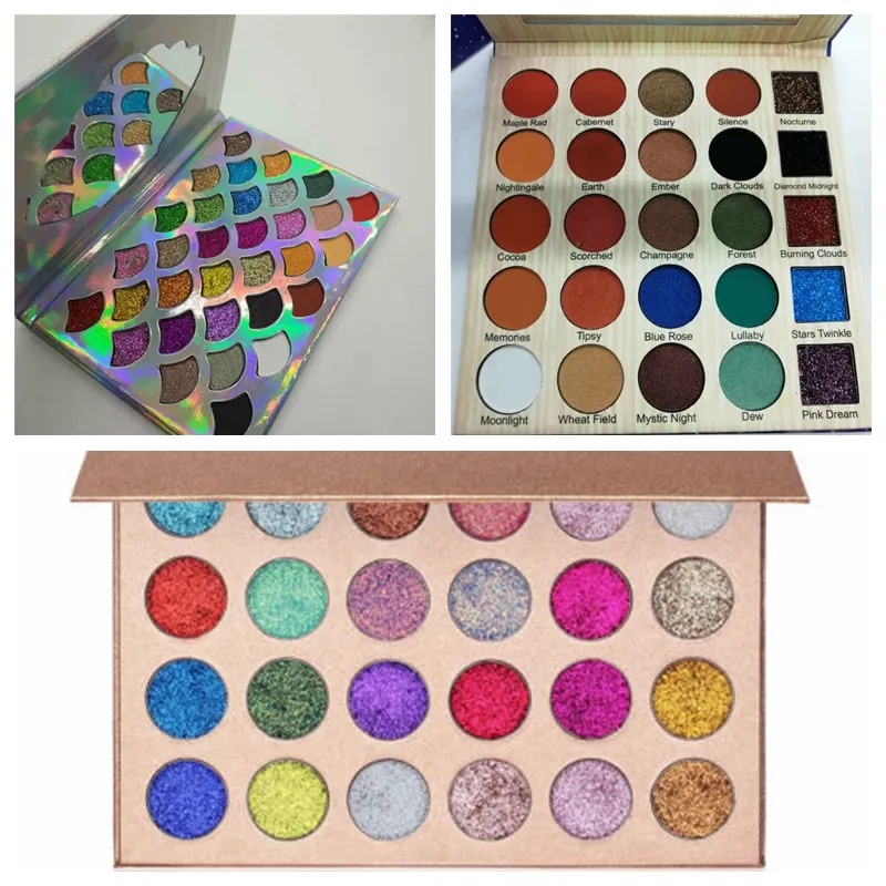 New Arrival Makeup CLEOF Cosmetics 3 Edition Glitter Eyeshadow Palette