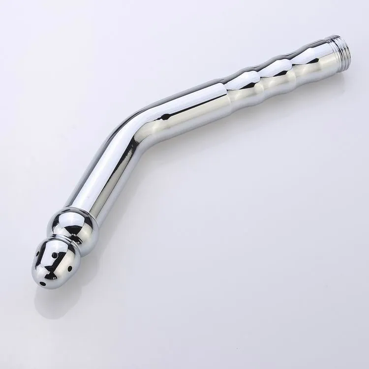 Date en alliage d'aluminium Plug Anal Sex Toy douche lavement buse d'eau en métal 3 style tête lavement vagin Anus Kit de nettoyageFaucet1467155