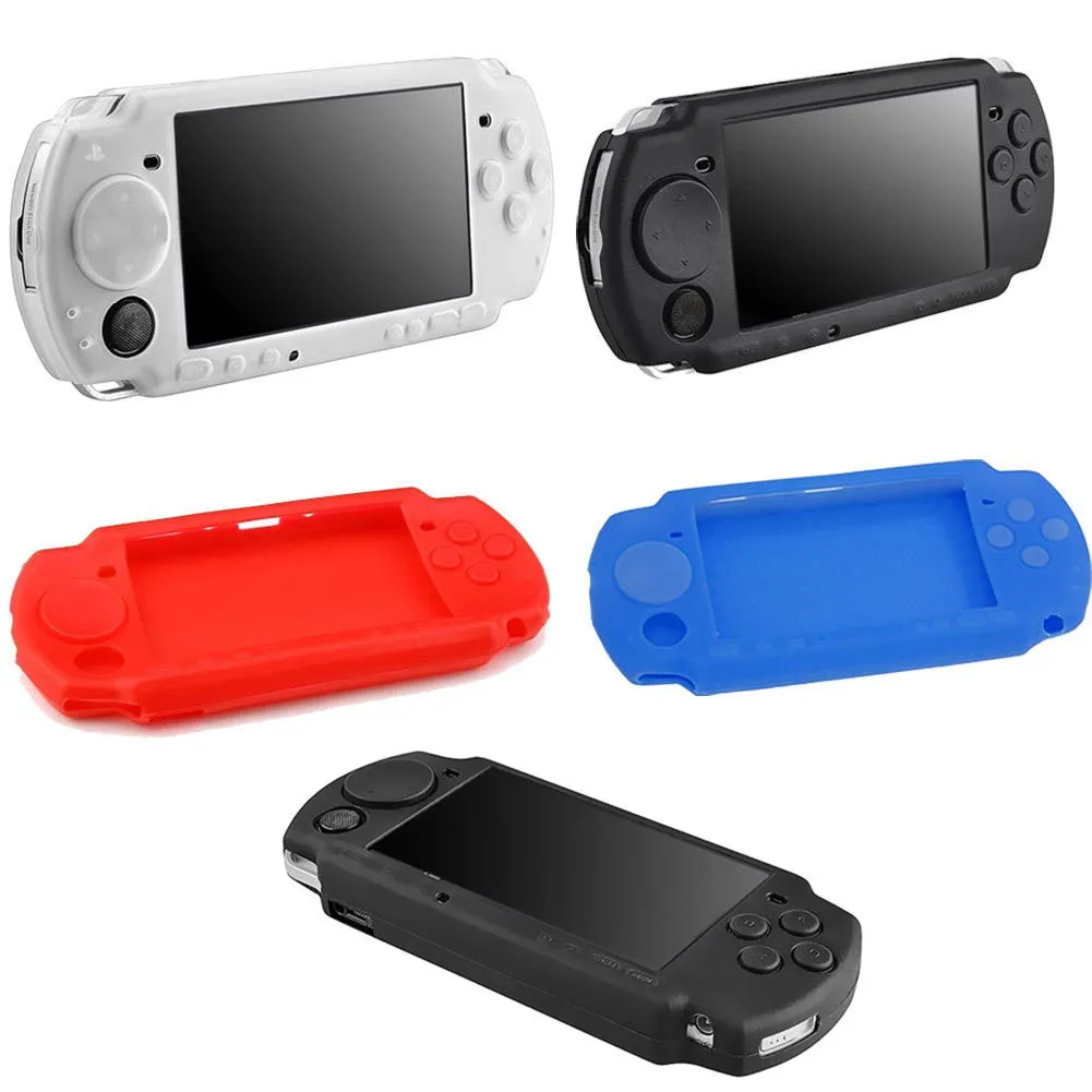 Capa protetora de silicone de silicone com manga macia para PSP 2000 3000 Slim de alta qualidade NAVIO RÁPIDO