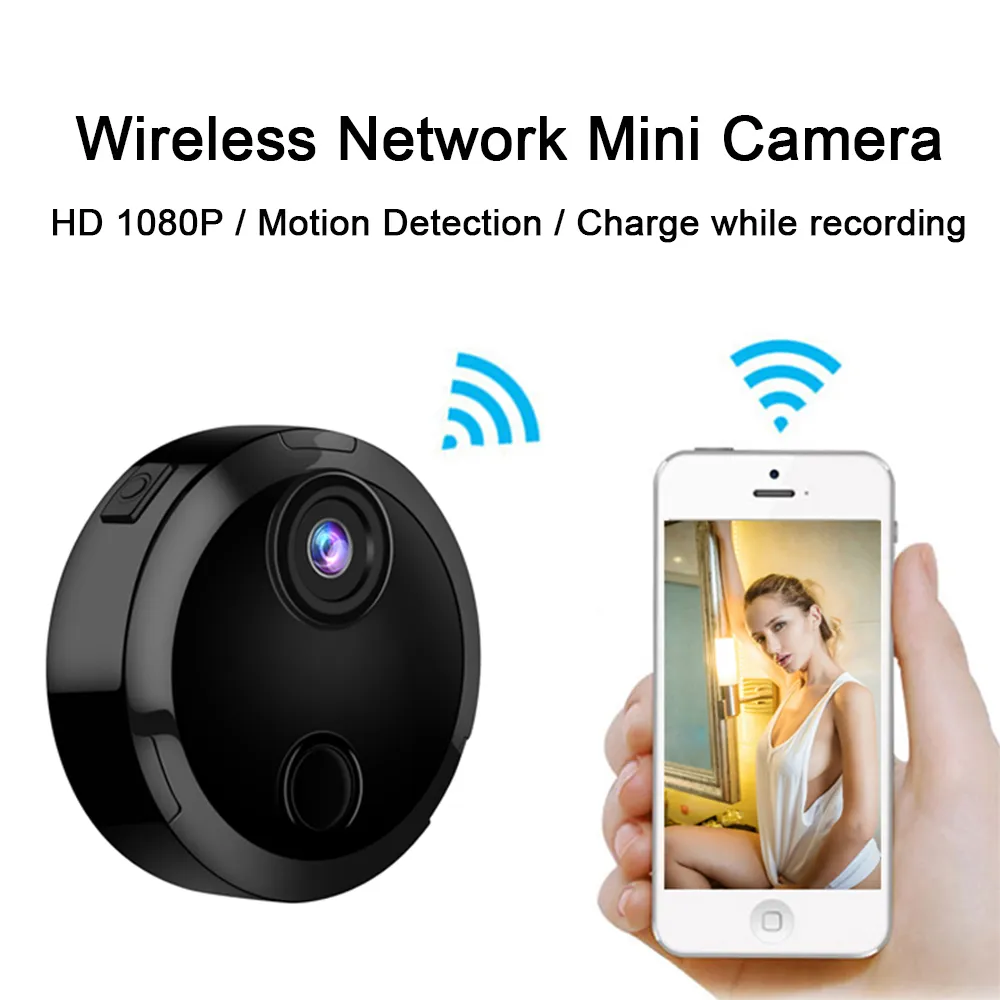 HDQ15 Smart Wifi Mini telecamera HD 1080P Videocamera di rete IP 12 IR Visione notturna Sensore di rilevamento del movimento Car Sports Action DV DVR 12 PZ / LOTTO