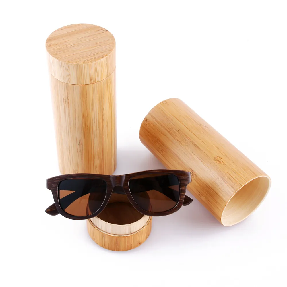 Wooden Sunglasses For Men & Women – Handmade Bamboo Frame, Polarized TAC Lens UV400 Protection, Gift Set